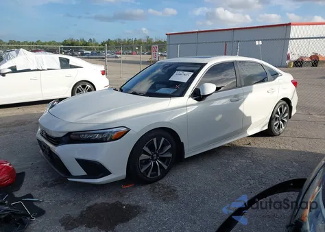 2024 Honda Civic Ex из США, поврежденный, VIN 2HGFE1F74RH327792